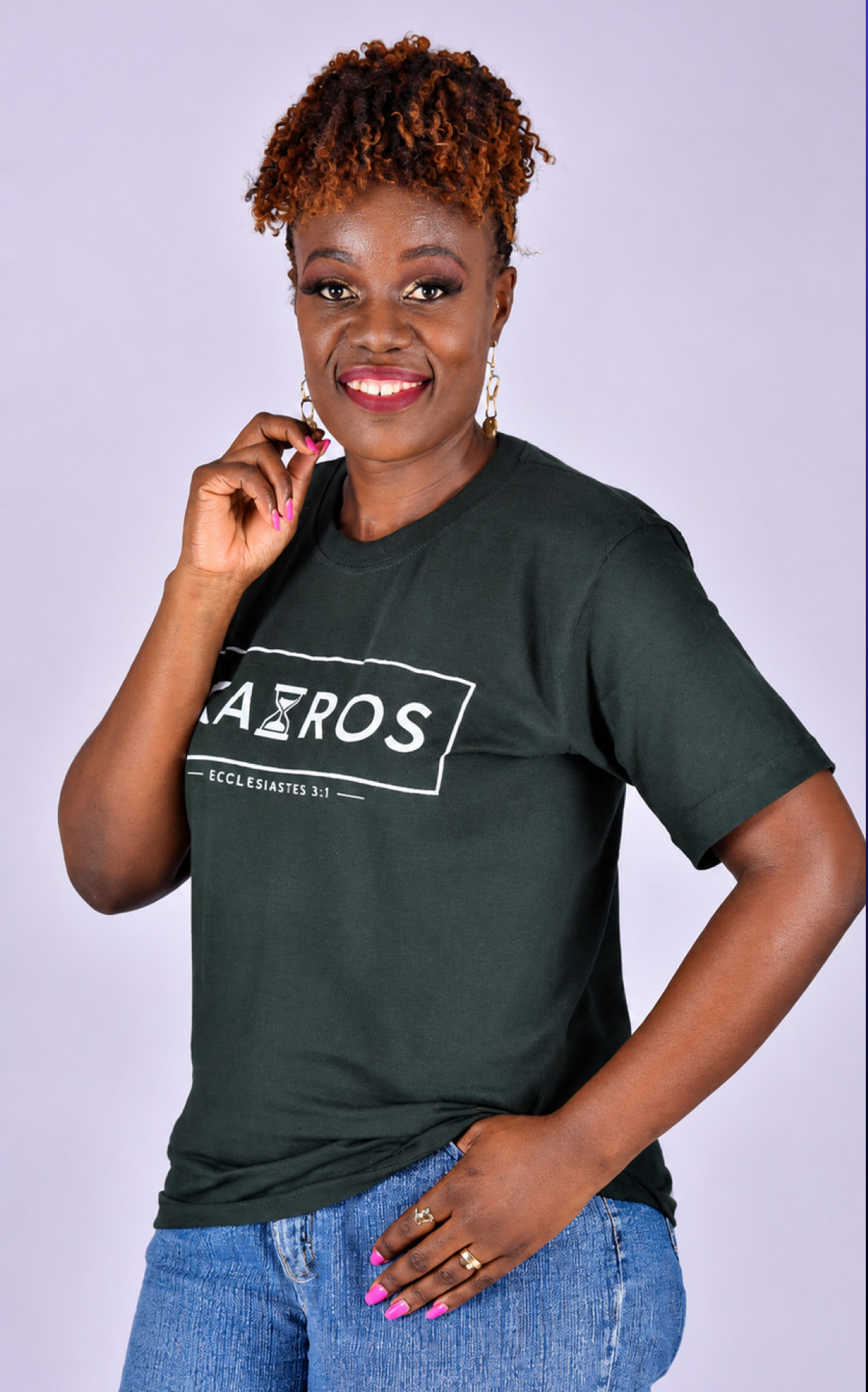 Jackline Tabasamu, worship minister at KAIROS Live Recording in Nyali
