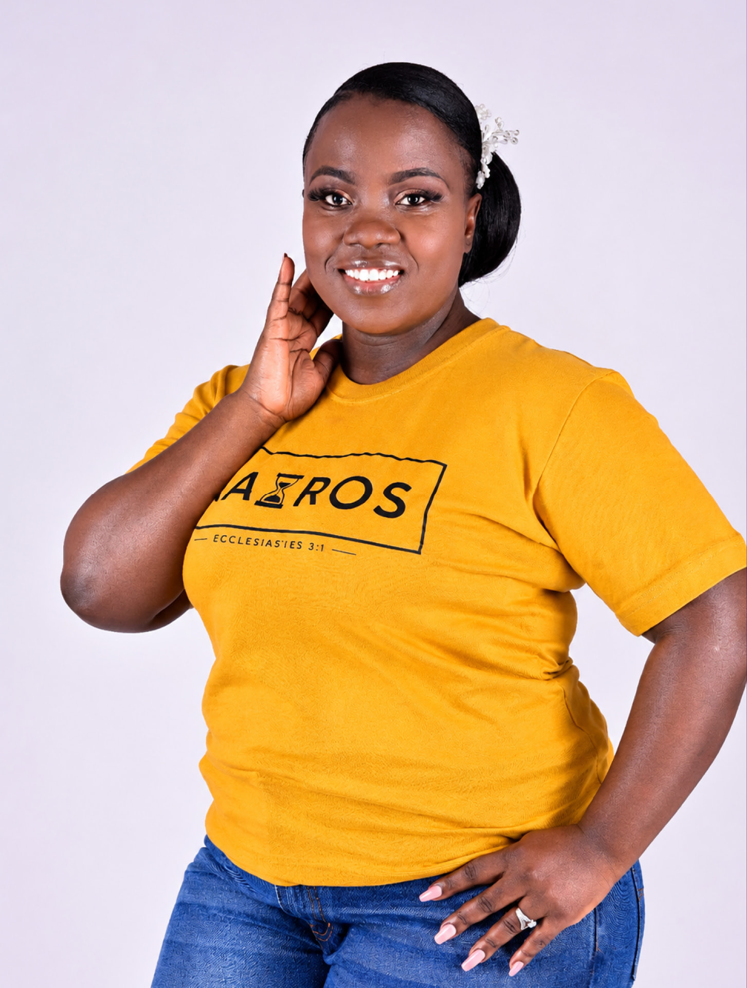 Damaris Midecha, worship minister at KAIROS Live Recording in Nyali